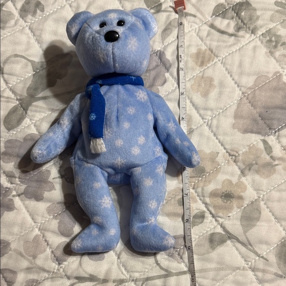 Blue Tie-Dye Teddy Bear with Scarf - Picture 3 of 6